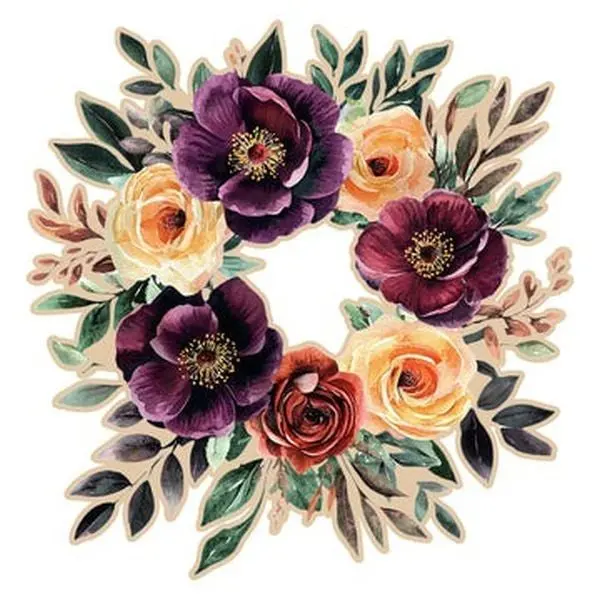 Dark Blooms - Wreath 1