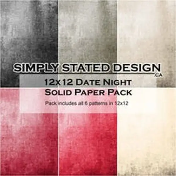 Date Night - 12X12 Collection Pack - Solids 1