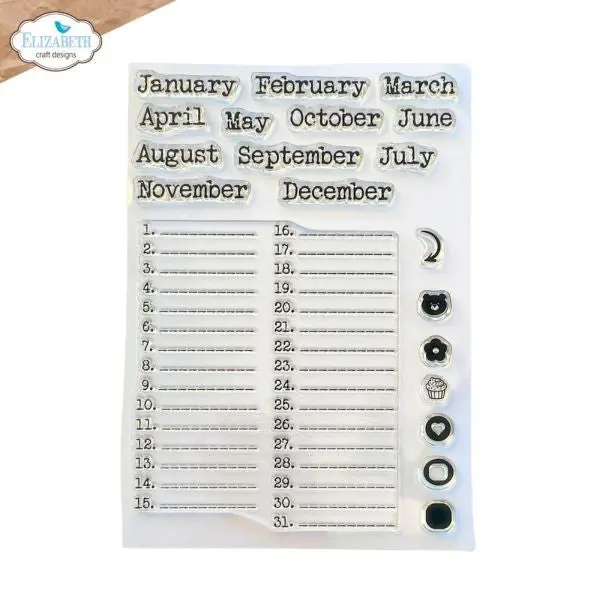 Dates To Remember - Clear Stamps 1