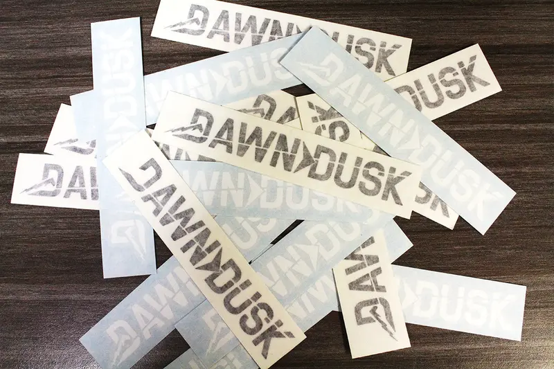 Dawn To Dusk Logo Stickers 1