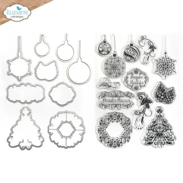 December Romance Collection - Stamp & Die Set - December Romance 1