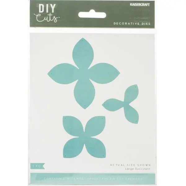 Decorative Die - Large Succulent 1