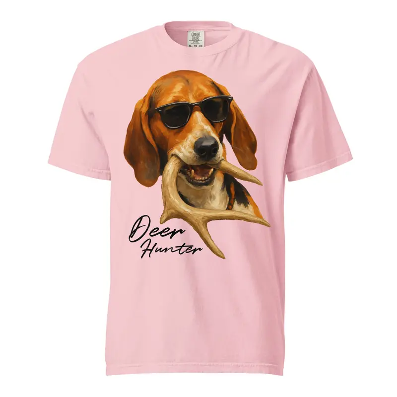 Deer Dog Front-Design Hunting T-Shirt