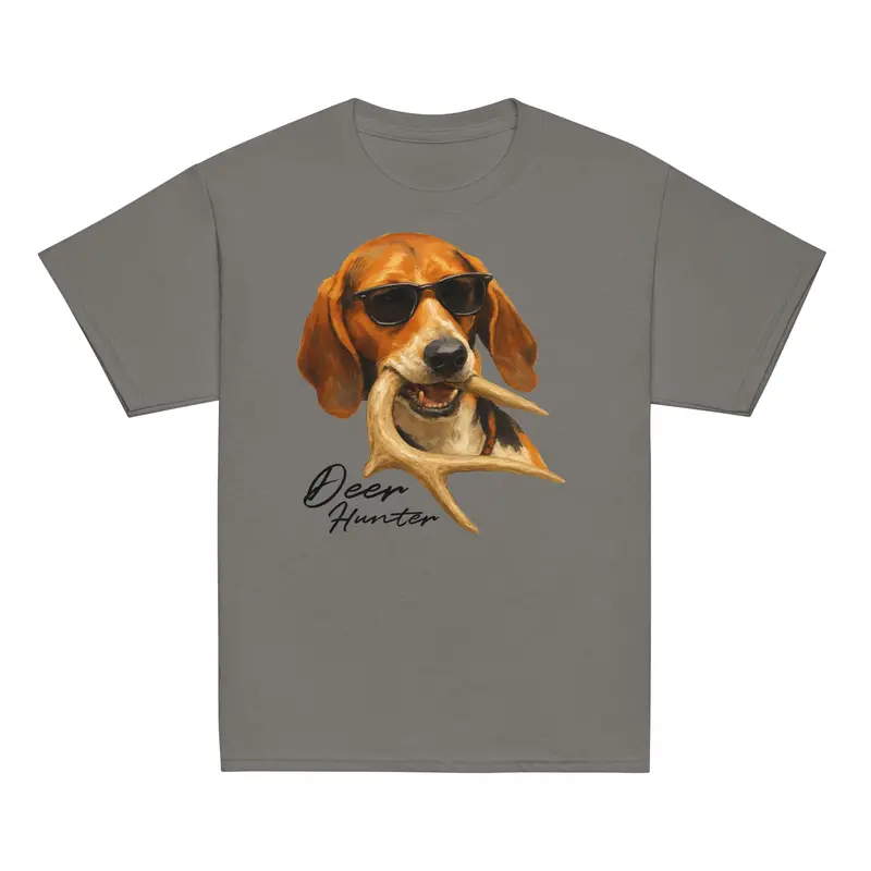 Deer Dog Kids’ Hunting T-Shirt