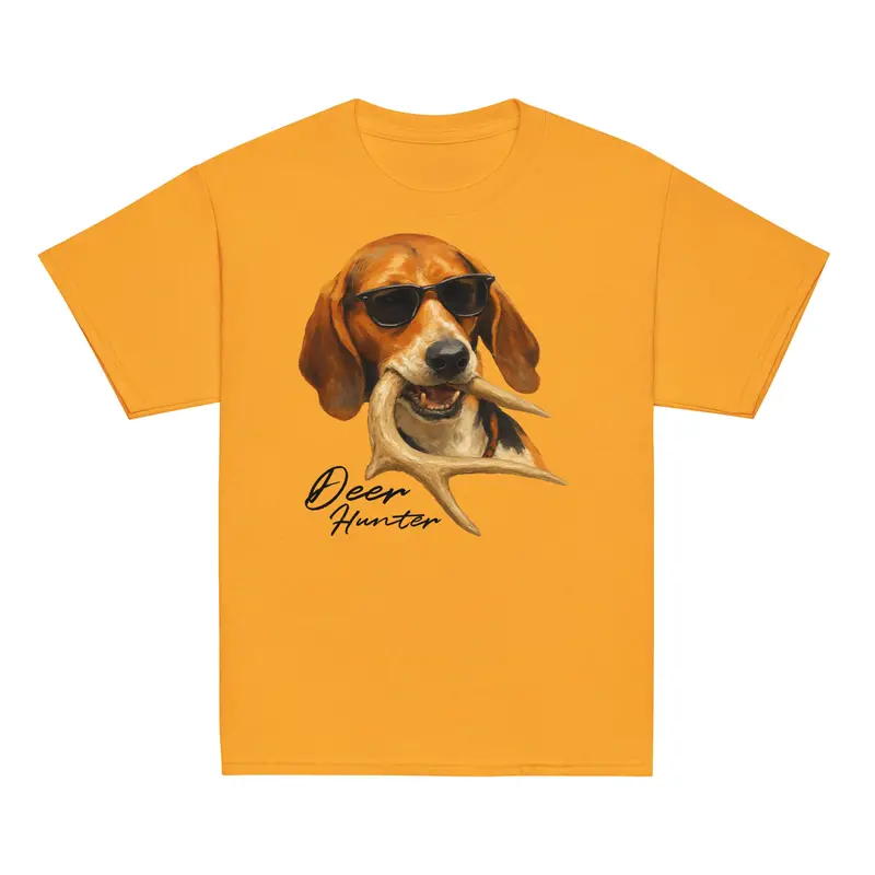 Deer Dog Kids’ Hunting T-Shirt