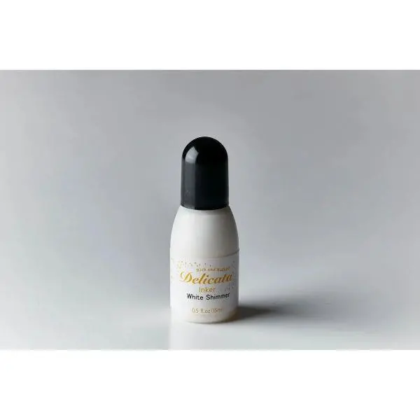 Delicata Ink Reinker - White Shimmer 1