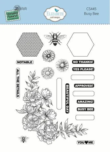 Delightful Discover - Cler Stamps - Busy Bee 1