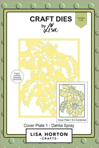 Die - Dahlia Spray - Cover Plate 1 1