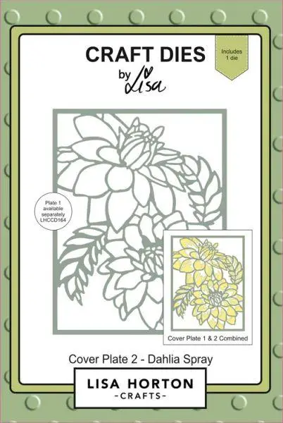 Die - Dahlia Spray - Cover Plate 2 1