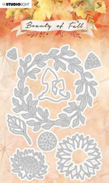 Dies - Beauty Of Fall - Wreath Of Leaves 1