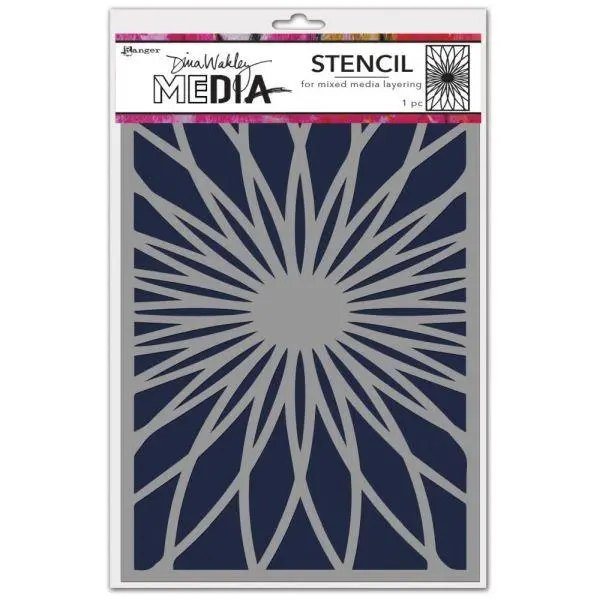 Dina Wakely Media Stencil - Sunshine 1