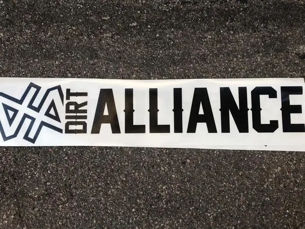 Dirt Alliance - Decal 24” Long Sticker 1