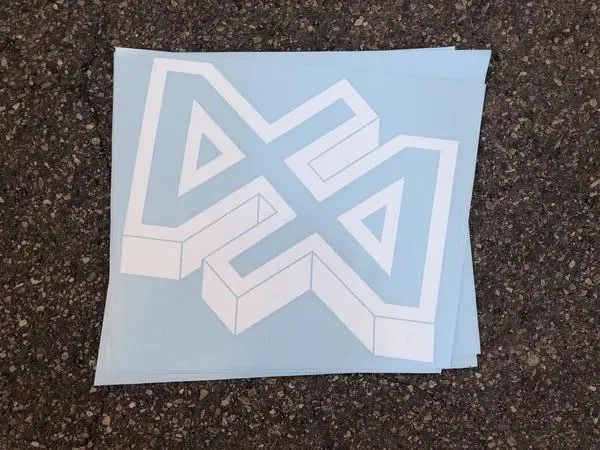 Dirt Alliance - Geometric Decal 12” Sticker 1
