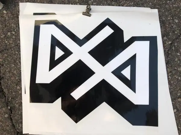 Dirt Alliance - Geometric Slap 12” Sticker 1