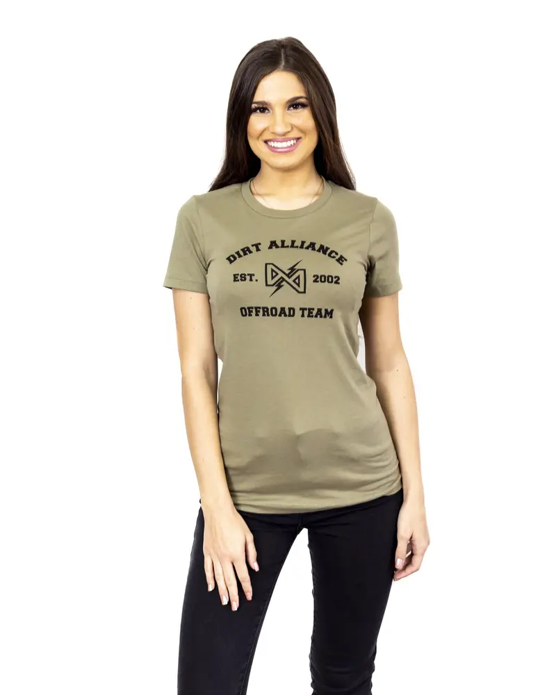 Dirt Alliance - Unified Women’S T-Shirt - Army Green 1