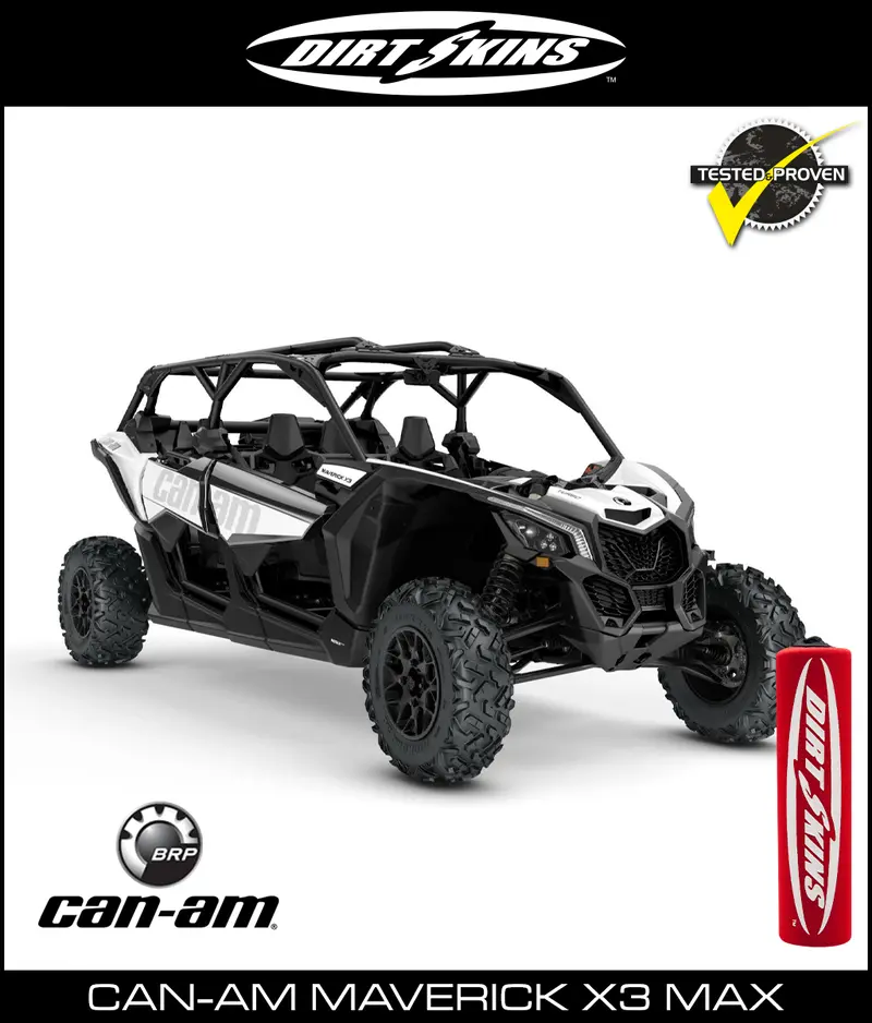 Dirtskins - Can-Am Maverick X3 Max (4 Seat) Shock Covers 5