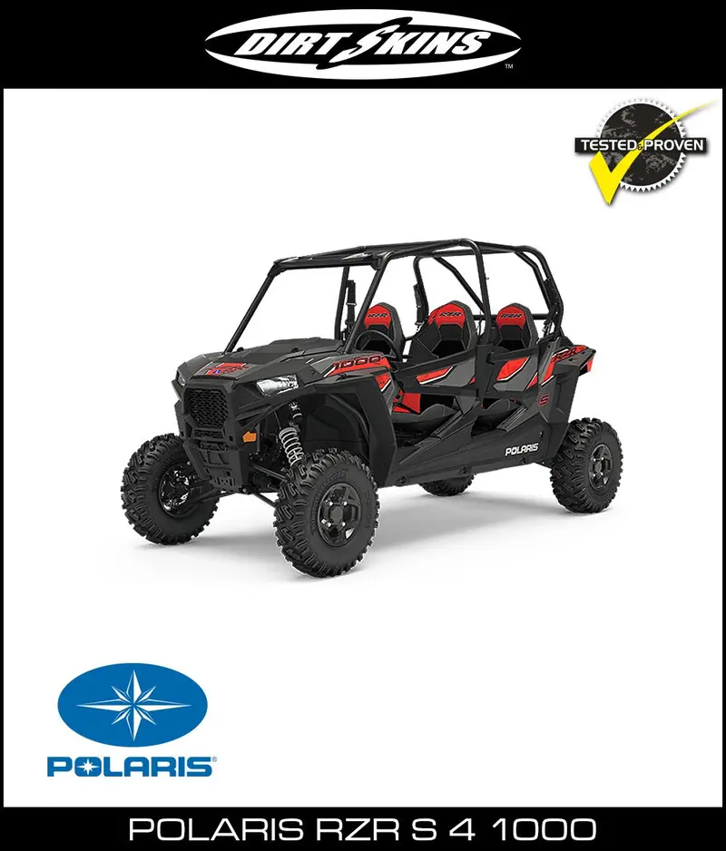 Dirtskins - Polaris Rzr S4 1000 Shock Covers 1