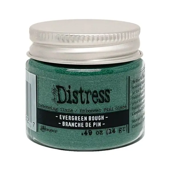 Distress Embossing Glaze - Evergreen Bough 1