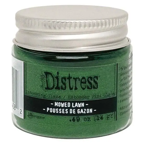 Distress Embossing Glaze - Mowed Lawn 1