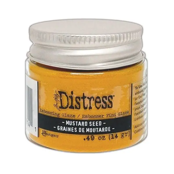 Distress Embossing Glaze - Mustard Seed 1