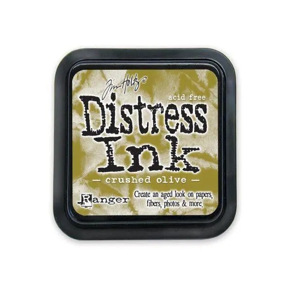 Distress Ink Pad - Crushed Olive 1