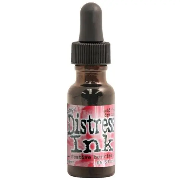 Distress Ink Re-Inker - Festive Berries 1