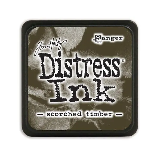 Distress Mini Ink Pad - Scorched Timber 1