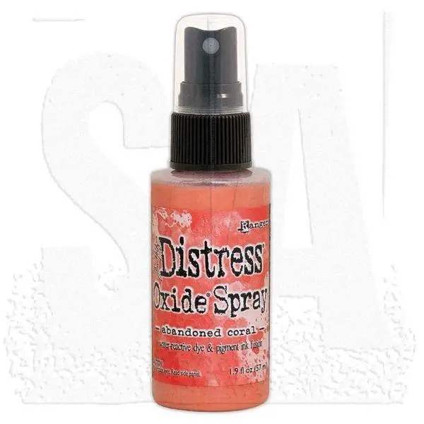 Distress Oxide Spray - Abandoned Coral 1