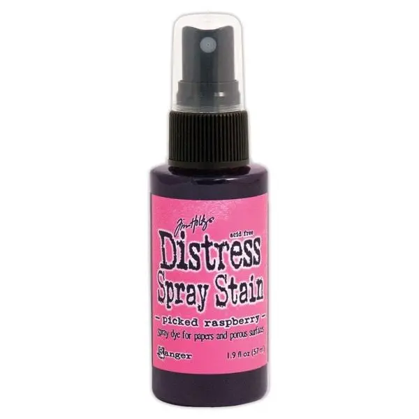 Distress Spray Stain - Picked Raspberries 1