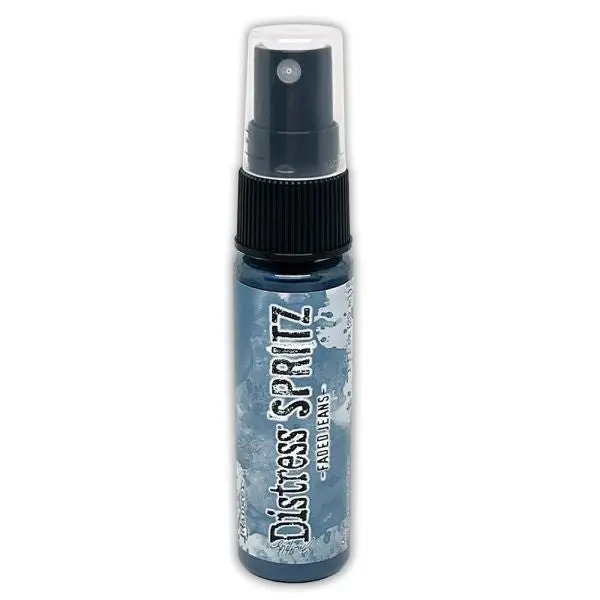 Distress Spritz - Faded Jeans 1