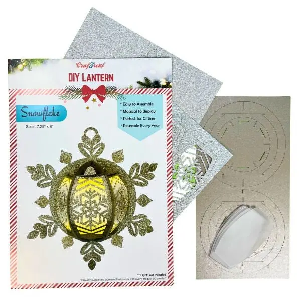 Diy Paper Lantern - Snowflake 1