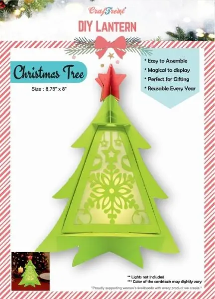 Diy Paper Lanterns - Christmas Tree 1