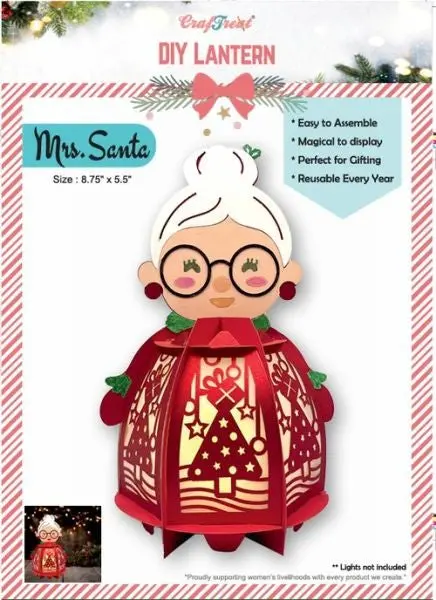 Diy Paper Lanterns - Mrs Santa 1