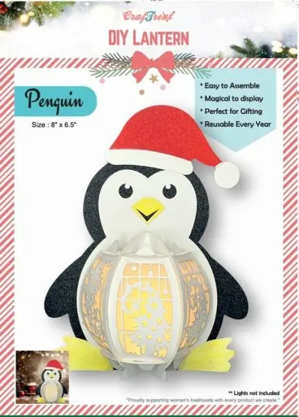 Diy Paper Lanterns - Penguin 1