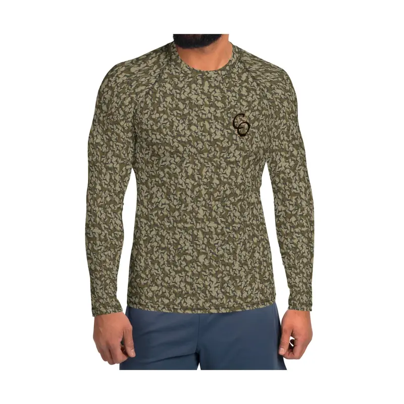 Dog Camo - Compression Long Sleeve Shirt 1