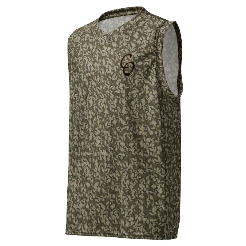 Dog Camo - Sleveless Jersey Shirt 1