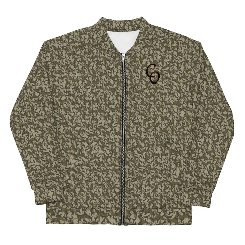 Dog Camo - Zip-Up Bomber Jacket 1