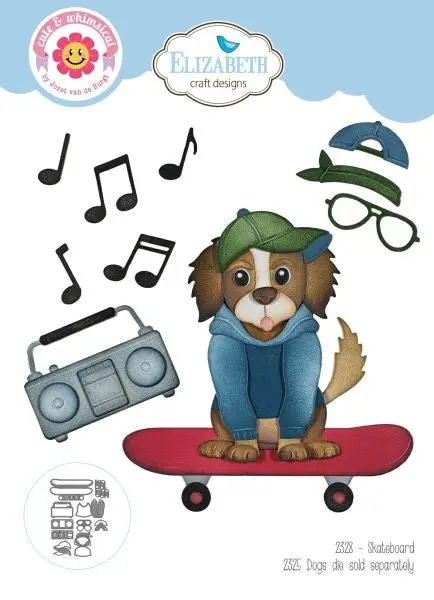 Dog Days Collection - Skateboard Dies 1