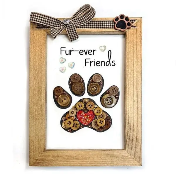 Dog Paw Frame Diy Craft Kit 1