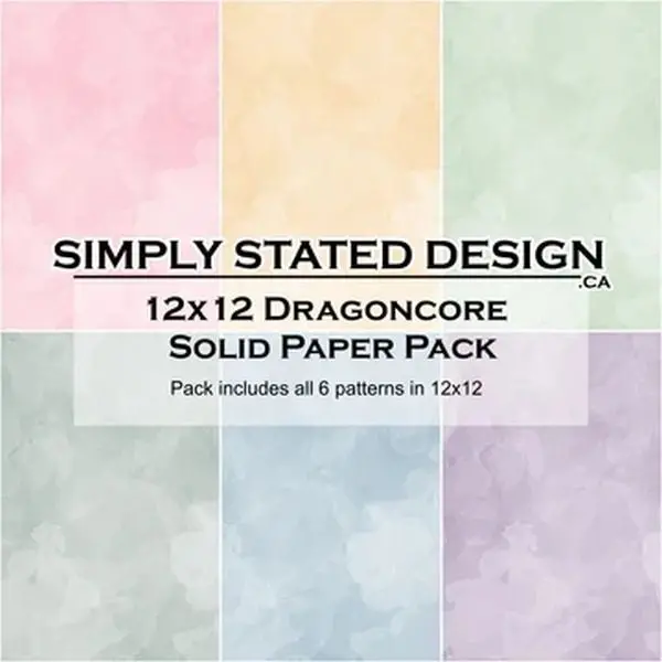 Dragoncore - 12X12 Collection Pack - Solids 1