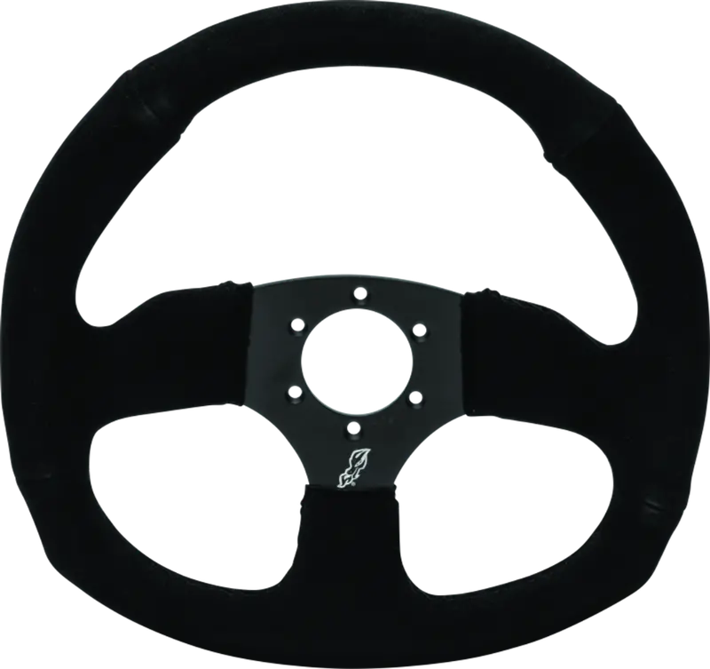 Dragonfire D-Shaped Suede Utv Steering Wheel 1
