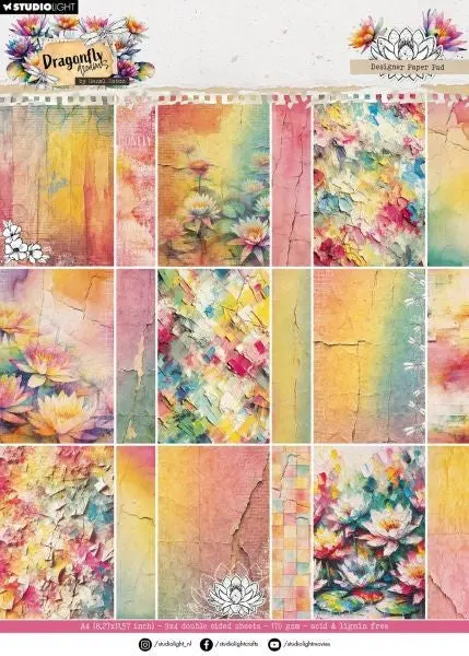 Dragonfly Dreams - Background Papers Paper Pad 1