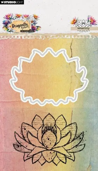 Dragonfly Dreams - Stamp & Die Set - Water Lily 1