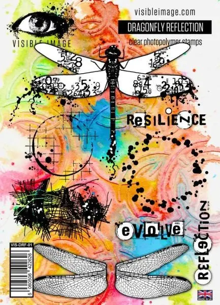 Dragonfly Reflection - Clear Stamps 1