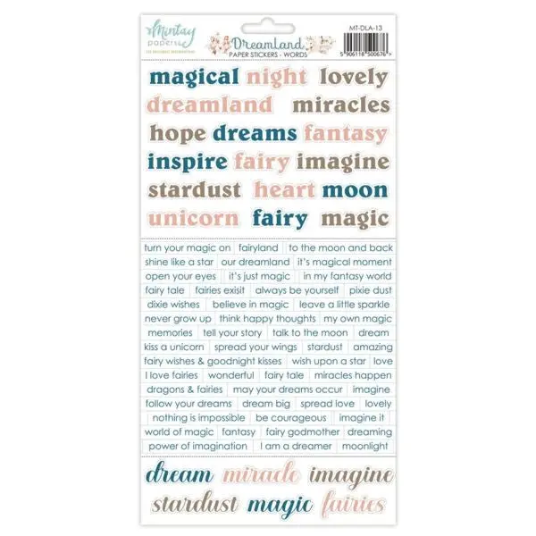 Dreamland - Stickers - Words 1