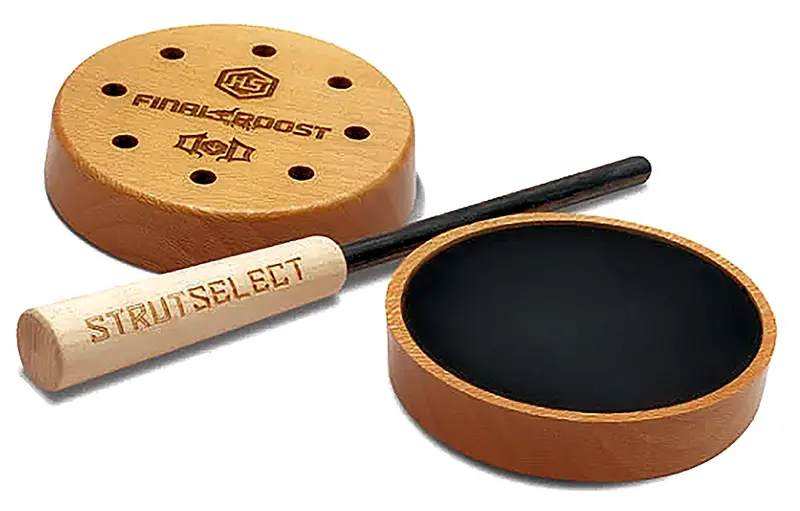 Drury Outdoors Signature Pot Call Friction Call Attracts Turkeys Natural Aluminum/Wood 1