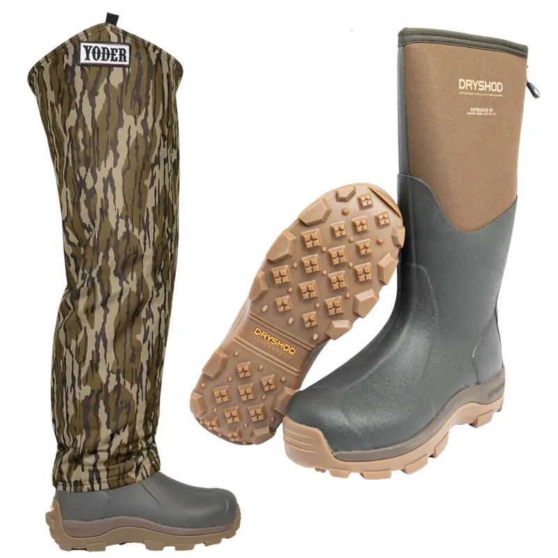 Dryshod Haymaker Boots With Yoder Bottomland Chaps 2