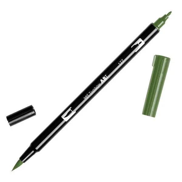 Dual Brush Marker - Dark Jade - 177 1