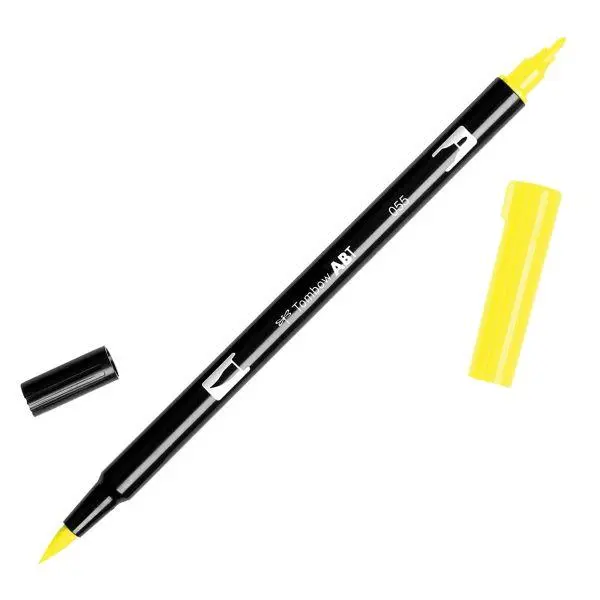 Dual Brush Marker - Process Yellow - 055 1