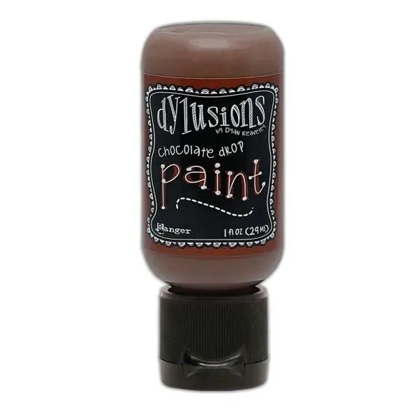 Dylusions Acrylic Paint - Chocolate Drop 1